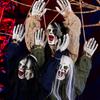 Halloween Plastica Casa Giardino Fantasma Artificiale Disporre Oggetti di Scena Teschio Simulato Ciondoli Garza Articoli per le Feste 5 Stili