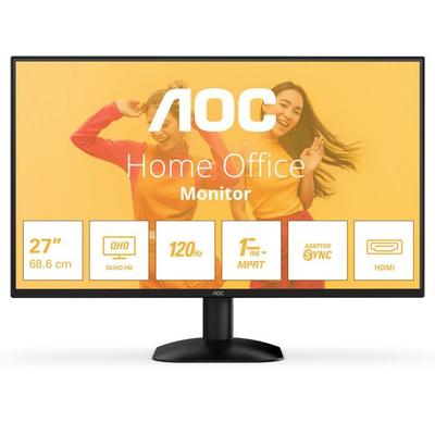 PC Monitor - AOC - 27'' - QHD - 120Hz - IPS Panel - 1ms - Q27B35S3