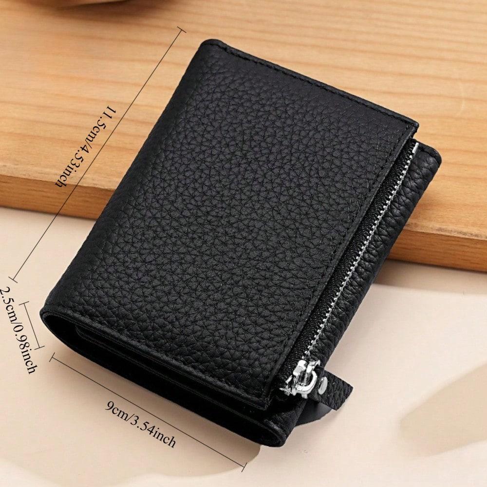 Wallet female credit card bag rfid folding card holder zipper change bag female