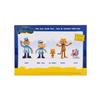 Dog Man Movie Action Figure Multi-Pack Set with 2.5-Inch Scale Figures - Dog Man Movie Toys Inspired by Lil' Petty, The Chief, and Flippy!