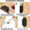 8Pcs Magnetic Door Catches Latches Cabinet Wardrobe Door Closer Furniture Door Lock Buckles For Cabinet Drawer Sliding Door