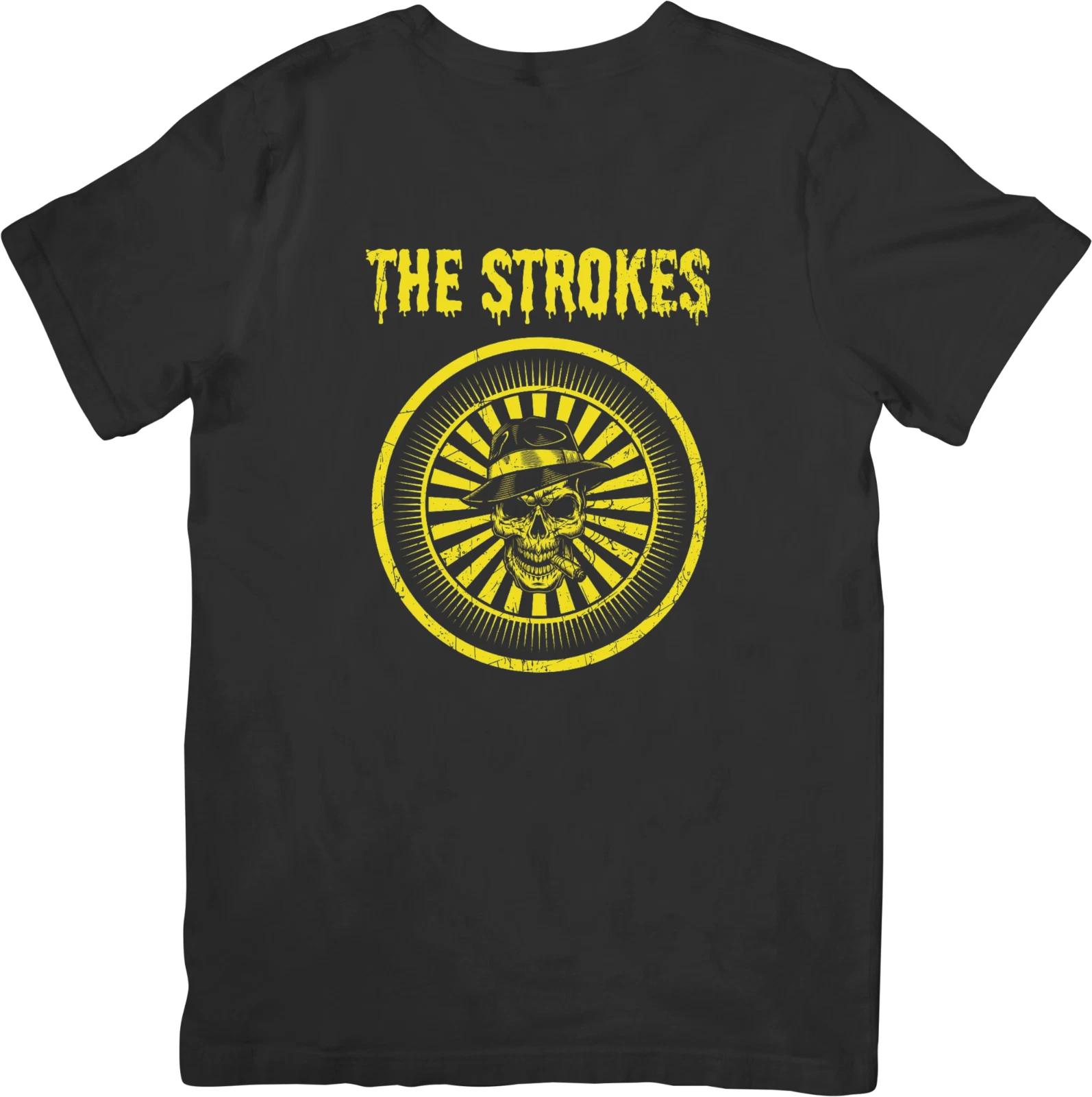 

The Strokes Music Unisex Fit for Men & Women Quality Cotton T-Shirt Black XL