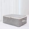 Cotton Linen Big Capacity Clothes Storage Boxes Thicken Non-woven Fabric Sundries Storage Box Wardrobe Moisture-proof Storage Bo