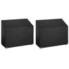 VidaXL Garden Bench Covers 2 Pcs 8 Eyelets 160x70x70-88 Cm PE 3155390