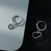Elegant Asymmetrical Heart Ear Cuffs: Chic & Versatile Fashion Accessories