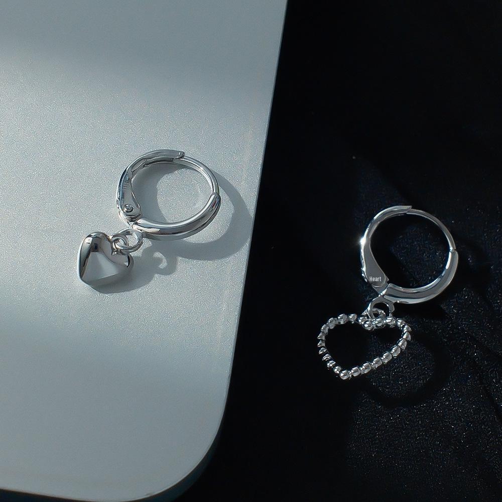 Elegant Asymmetrical Heart Ear Cuffs: Chic & Versatile Fashion Accessories