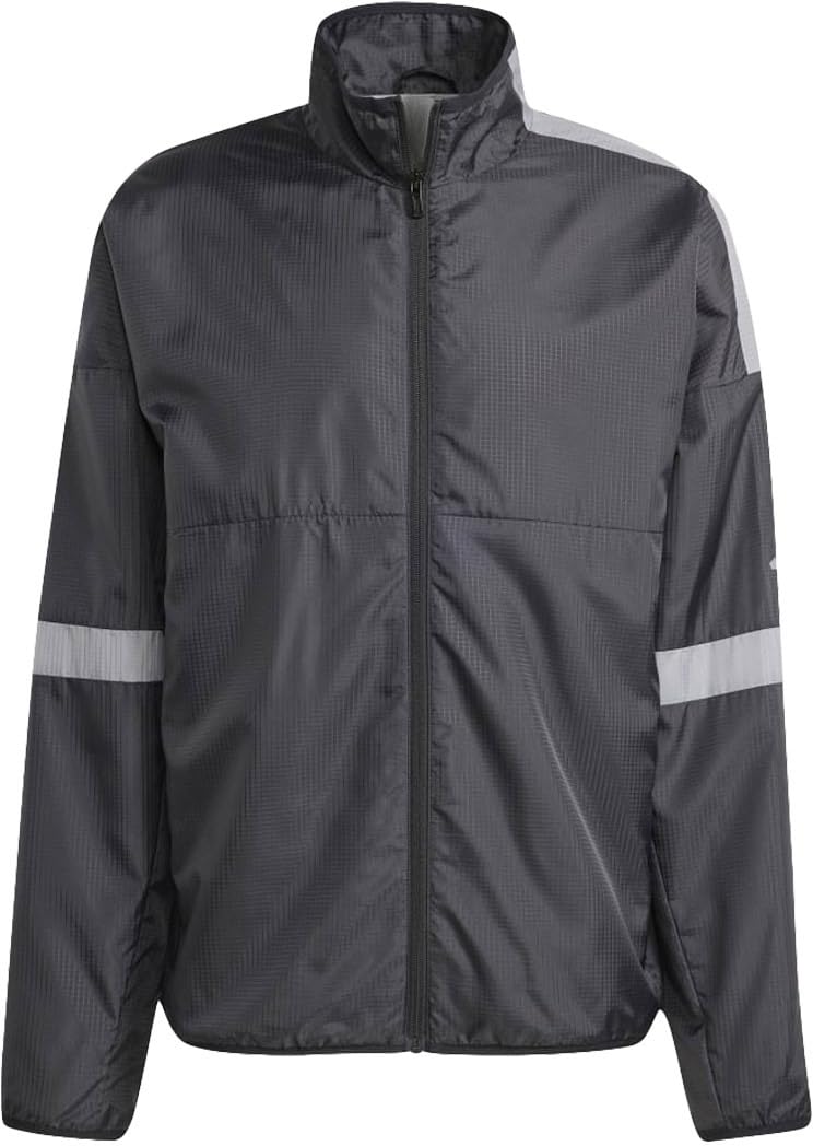 

Мужская теннисная куртка-ветровка Adidas HBB74, черно-серая (ИК6092)