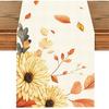 ANNA QUEEN Boho Floral Table Runner 13x72 Inch, Colorful Mexican Otomi-Style, Folk Art Table Decor for Dining Table, Fiesta Party, Kitchen, Wedding