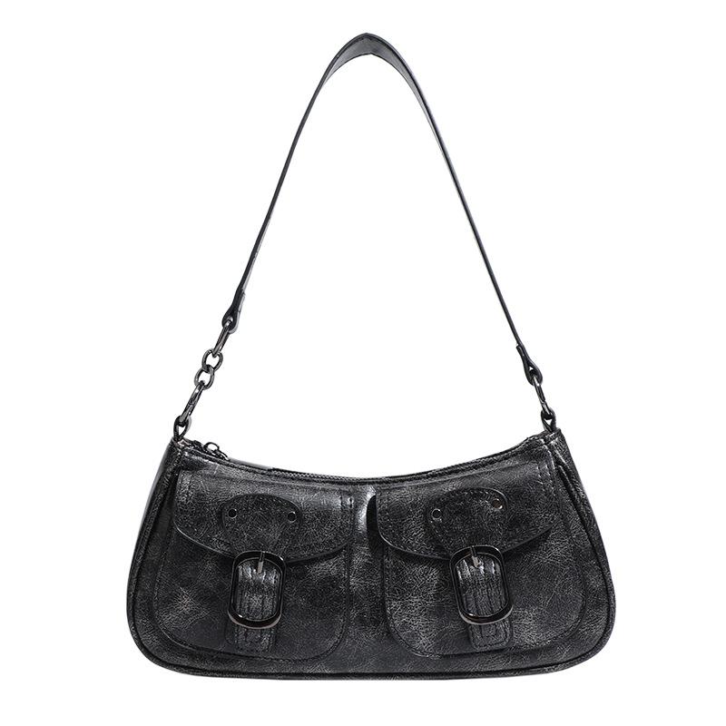 Sweet and Cool Locomotive Bag Women's 2025 New Niche Fashion Shoulder Underarm Bag Xiaohongshu Same Women's Bag