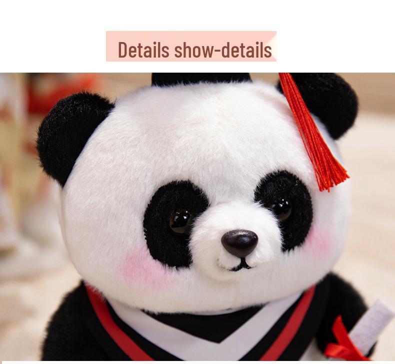 Giant Panda Graduation Plush Toy - National Treasure Gift for Children