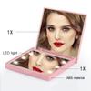 Mini LED Makeup Mirror Folding Portable Makeup Mirror with 6 LEDs Doublesided Cosmetic Mirror