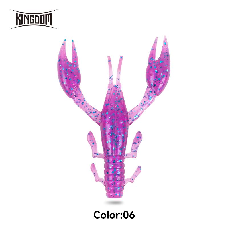 

Kingdom FS Мягкая приманка для креветок, рыболовные приманки 50 мм, 63 мм, 76 мм, креветки, лобстеры, мягкие пластиковые рыболовные приманки, воблеры, окунь, мягкий силикон 4g-7pcs