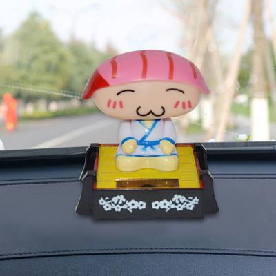 Solarbetriebene Autodekoration, Automatische Sushi-Puppe, Luftreiniger, Auto-Innenraumdekoration