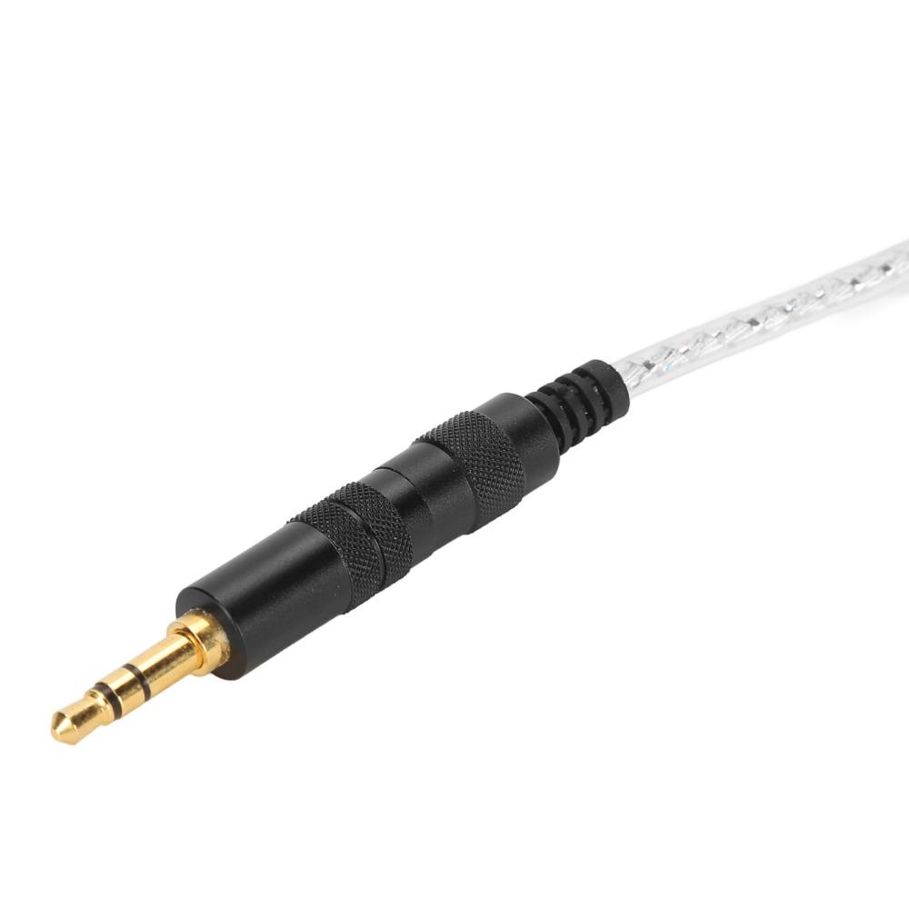 Flexible Silver Plated Earphone Cable for HD518 HD558 HD598 HD569 HD579 HD599 Upgrade Experience