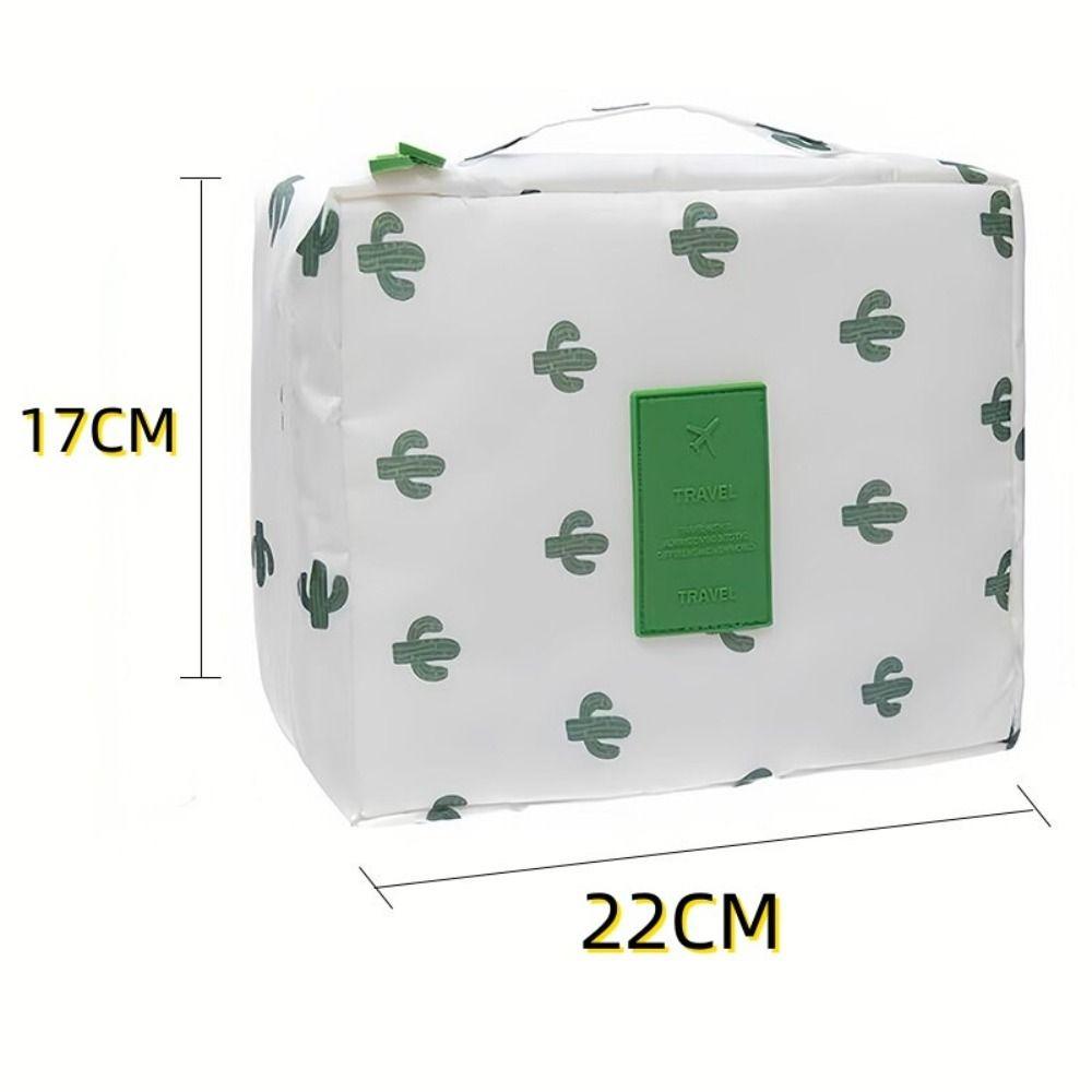 1Pc Multi-color Optional Flower Print Storage Bag Crochet Complete Set of Knitting Tools Accessories Storage Bag Cosmetics Bag