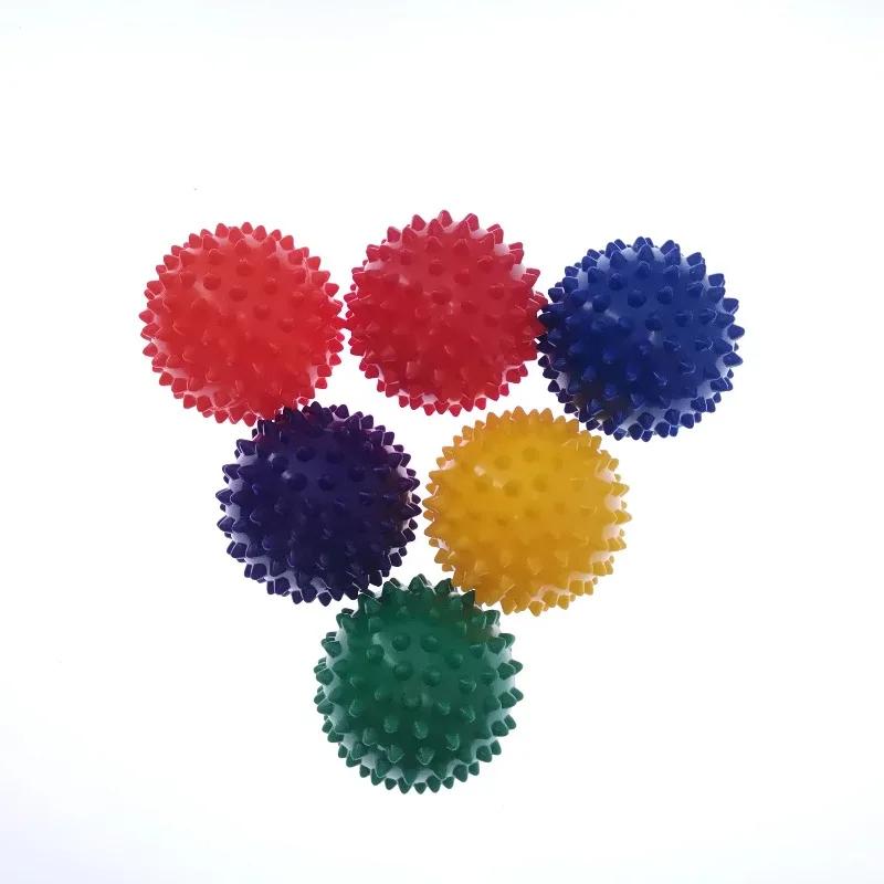 Balle de Massage à Picots 7cm Rouleau Manuel pour le Corps PVC Durable pour Relâchement Myofascial Sport Fitness Soulagement des Points Gâchettes
