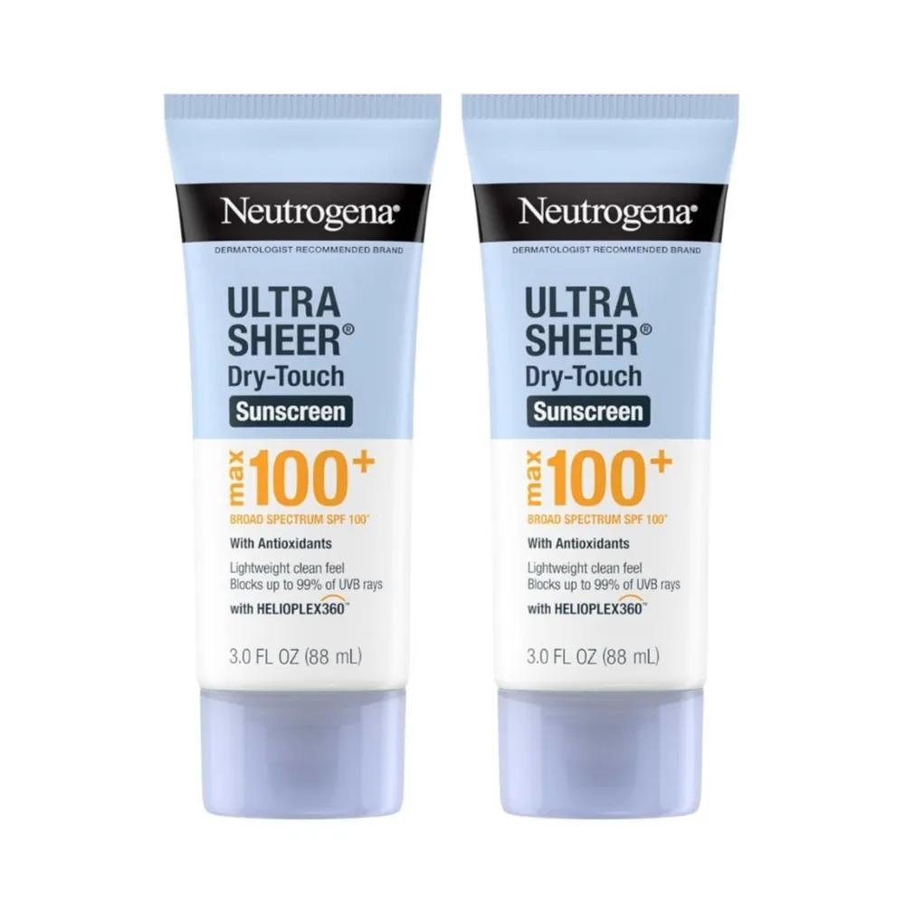 Neutrogena Ultra Sheer Dry Touch Sunscreen Lotion SPF100 88ml x 2