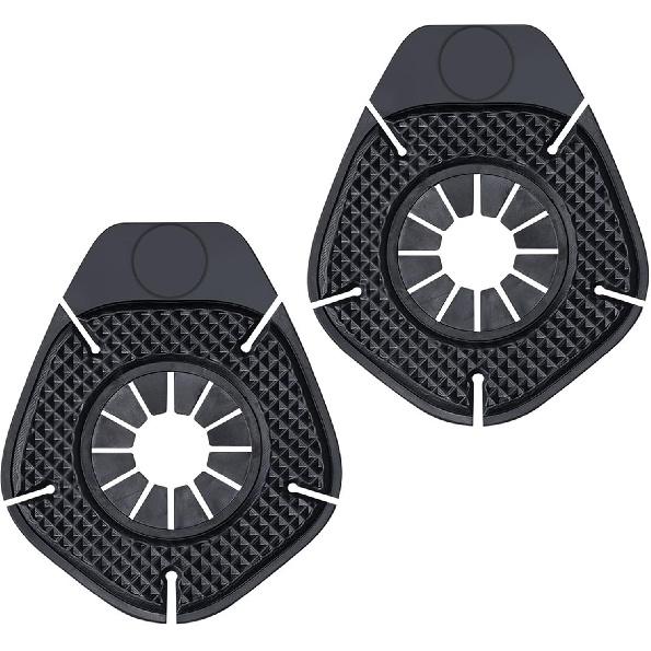 Car Wiper Arm Hole Silicone Protector Pads Antifallen Leaves Clogging Windshield Wiper Arm Hole Covers чёрный