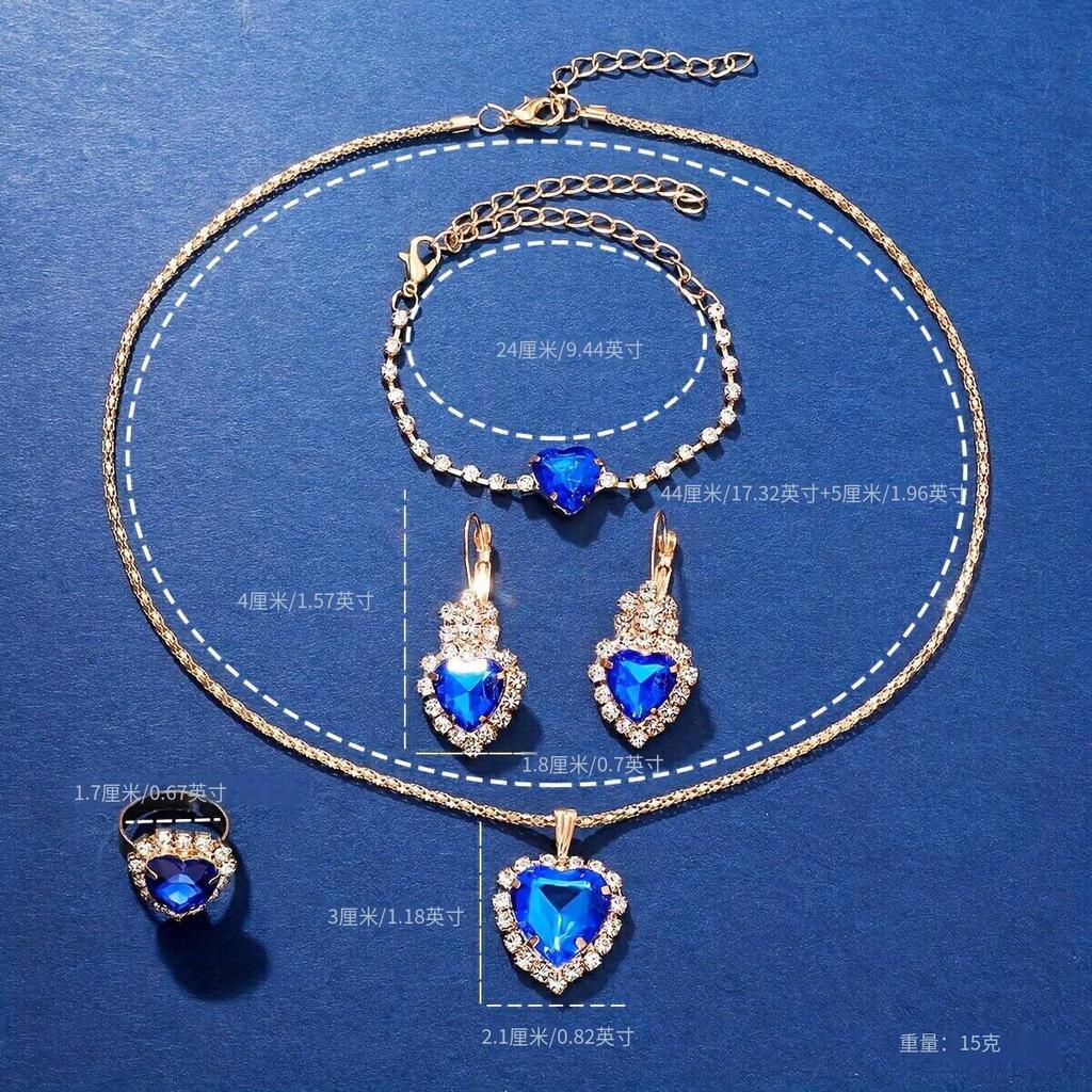 Full Diamond Watch Ladies Versatile Watch High Value Quartz Watch Jewelry Set