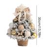35cm DIY Christmas Tree With LED Light Mini Desktop Tree Christmas Decoration New Year Gift Home Christmas Ornaments