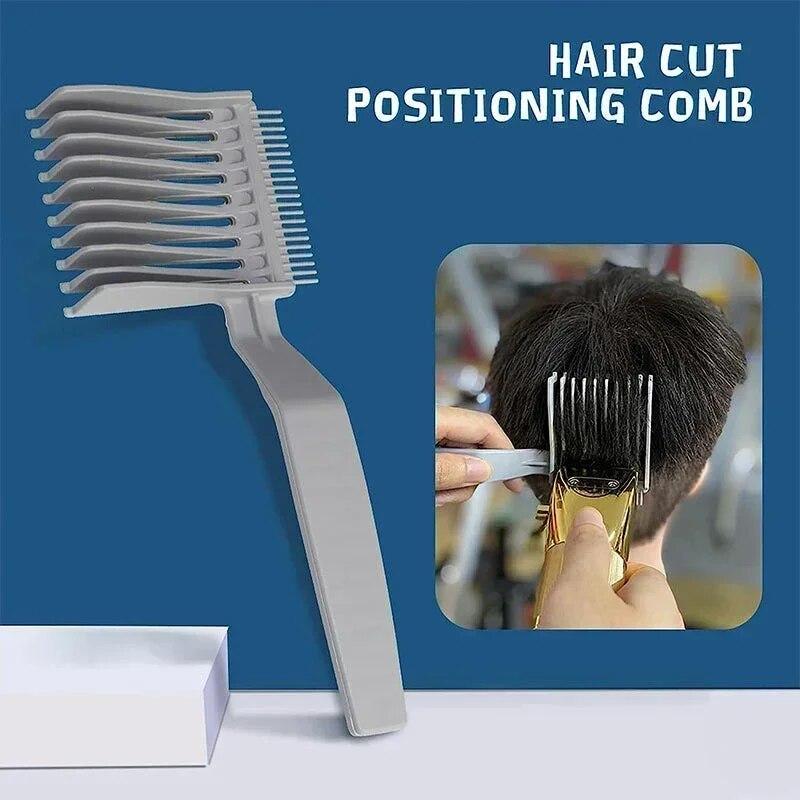 Barber Fade Hair Combs for Men Clipper Comb Comb Caiper Long Handle Clipper Comb Σαλόνι κομμωτικής χτένισμα Εργαλείο styling Αξεσουάρ μαλλιών