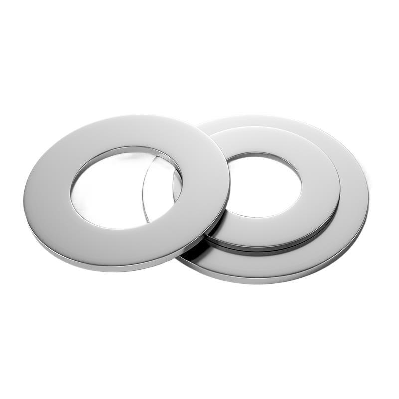 304 Stainless Steel Flat Washer Set, M3-M6 with Thickness Options (0.1-3mm) DIN988