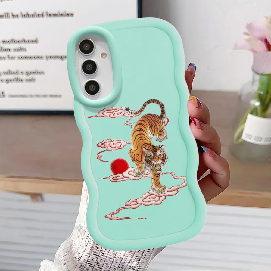 

Мягкий чехол для телефона для Samsung Galaxy A16 A15 A21s A13 A52 A12 A14 A11 A05 A03 A06 A33 A22 A23 A04 A53 Цветок Тигр Galaxy A03 Core