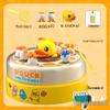 B.Duck Little Yellow Duck Parent-Child Educational Bouncing Fishing Toy Gift