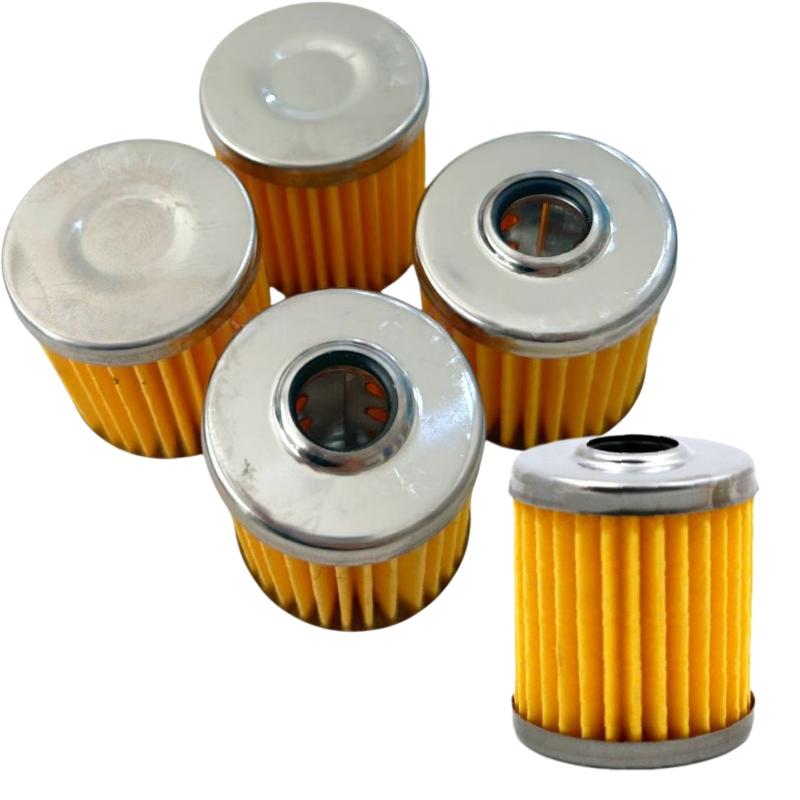 1/5Pcs Motorcycle Engine Oil Filter With Steel Mesh High Efficiency Replacement Filter Sewing Machine Spare Accessories