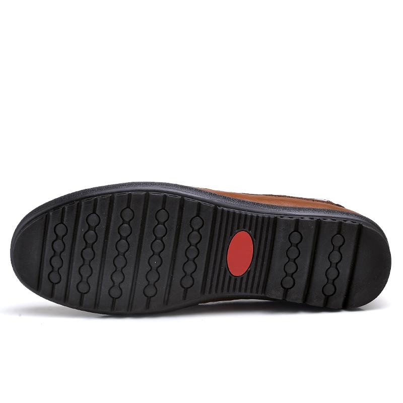 2024 Mens Designer Loafers Moccasins Genuine Leather Men Casual Shoes Luxury Brand Slip On Black Driving Shoes Zapatillas Hombre