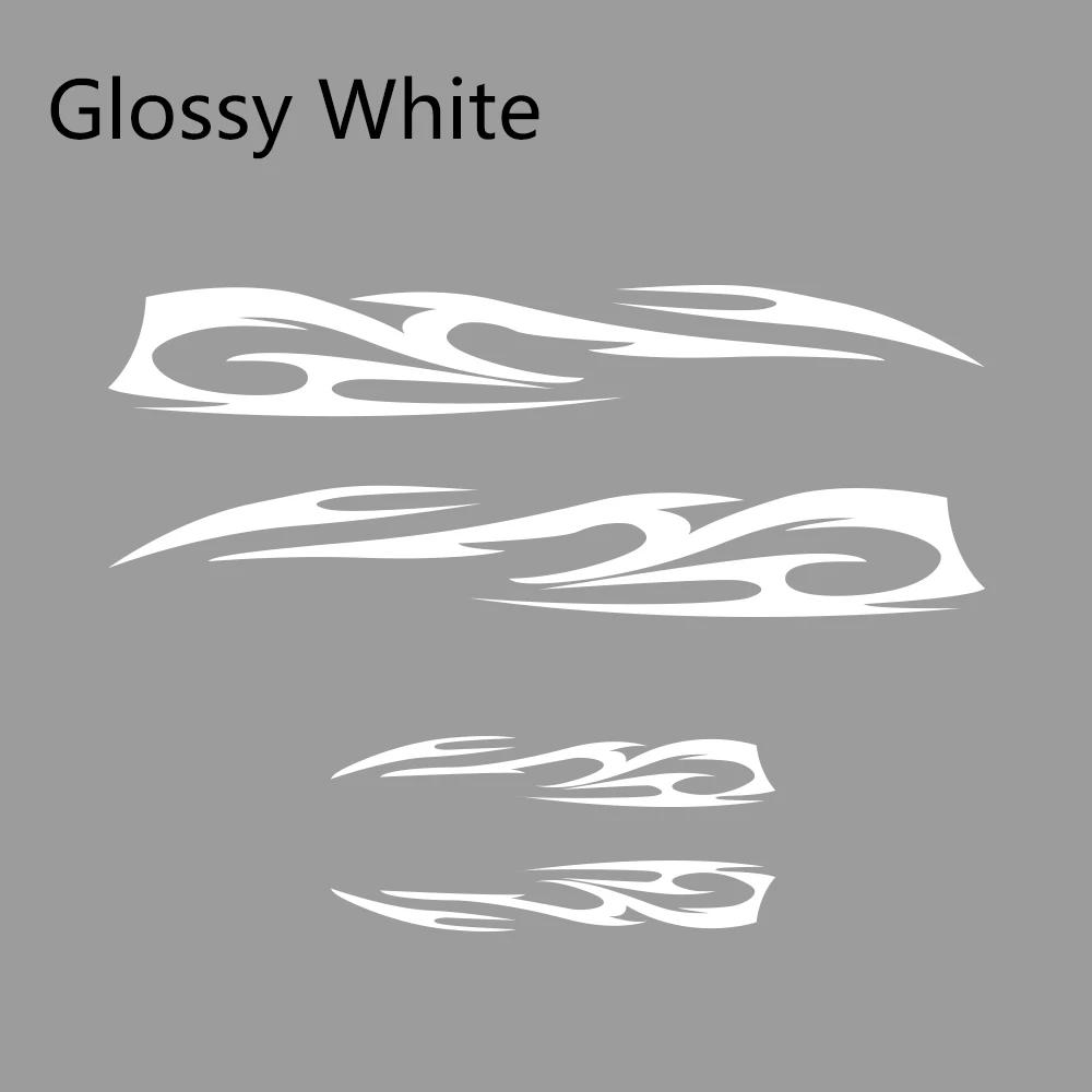 4PCS Car Door Side Stickers Hood Cover Decals Waterproof Vinyl Film Decoration Automobiles DIY Sports Styling Tuning Accessories