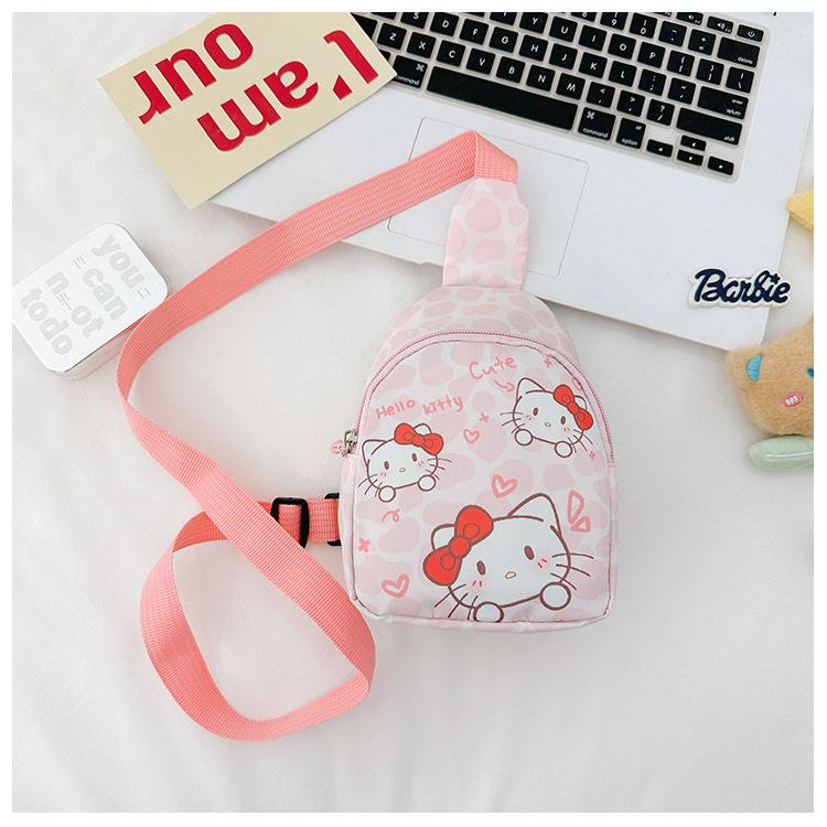 School bag Children's chest bag Cartoon fashion Children's shoulder oblique casual versatile accessories change bag