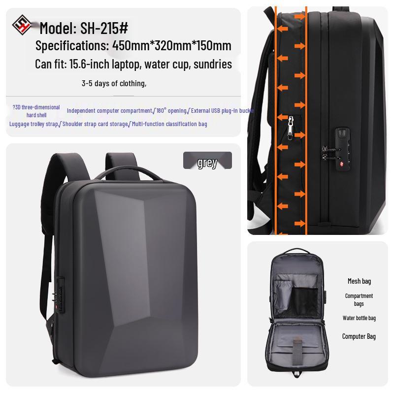 Expandable Anti-Theft Gaming & Business Backpack – Large Capacity for Travel & College
