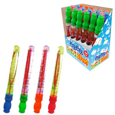 Bubbles and Bubble Blower Sticks, 24-Pack In a Box (Large Capacity, Perfect for Children's Parties and Events) - Includes Bubble Solution. Handheld