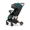 Lightweight Baby Stroller, Reclining & One-Key Fold, 4-Wheel Shock Absorption for Outings