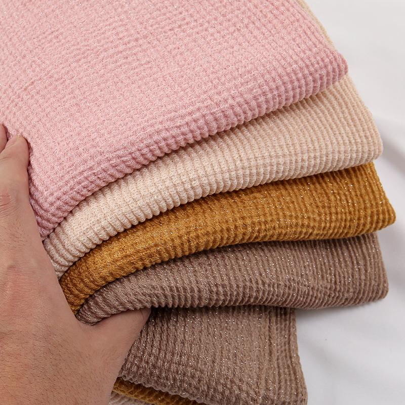 New Crinkle Cotton Hijab Scarf Women Turban Muslim Shawl Plain Bandana Breathable Women's Shawls Foulard Glitter Hijabs Ramadan