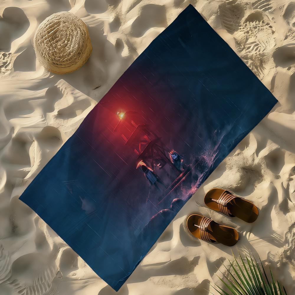 

Horror Game R-Reanimal-S Towel Soft Lightweight Anti-Sand Large Beach Towel Quick-Drying Bath Sports Family W40*H60(CM)