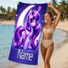 Customizable personalized beach towels My Little Pony themed designs.Suitable for the beach, yoga, sports;ideal as beach accessories