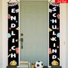 Back To School Couplet Banner Welcome 1 Pair Polyester Indoor Outdoor Decor