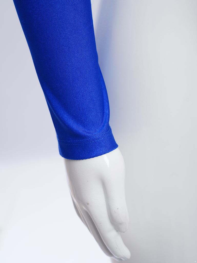 Dziewczęcy Crop Top do Tańca Jazzowego z Wysokim Dekoltem i Długim Rękawem, Przezroczysta Siateczka, Patchwork, Błyszczące Płatki, Kostium na Występ