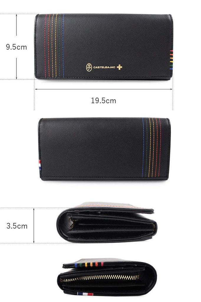 CASTELBAJAC Chest Long Wallet 027604 (White)