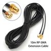 10M/33Ft Antennekontakt Rp-Sma Forlengelseskabel For Wifi trådløs ruter