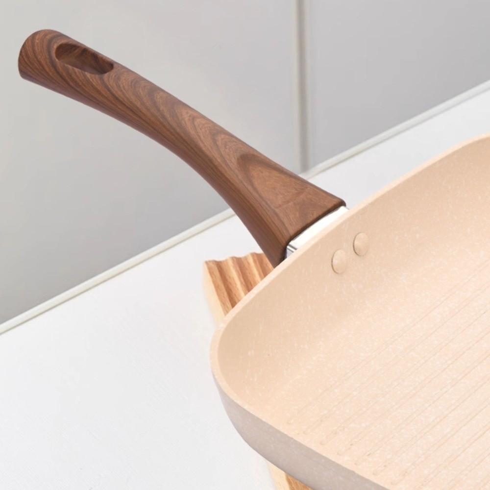 Nonstick Square Skillet Ergonomic Design Grill Pan Professional Cooking Griddle  Grilling