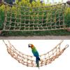 1PCS Hemp Rope Medium Large Parrots Climbing Net Hanging Swing Bird Game Cage Toy