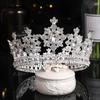 Elegant Baroque Queen Tiaras Luxury Wedding Head Wear Rhinestone Diadem  Photography Props