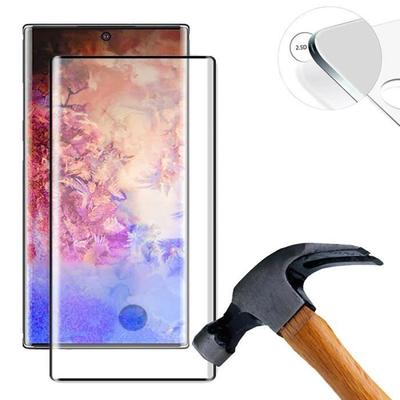Lusee 2 X (Full Coverage) 3D Full Protection Film for Samsung Galaxy Note 10 Pro 6.75 Tempered Protection 9H 2.5D Black