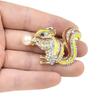 Personalized Cute Rhinestone Squirrel Lapel Pin - Versatile Animal Brooch & Jewelry Accessory