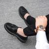 Lederschuhe Herren Business vielseitig Frühling und Herbst atmungsaktiv Britischer Stil lässige Lederschuhe zur Arbeit Hochzeit Trauzeugen Schuhe