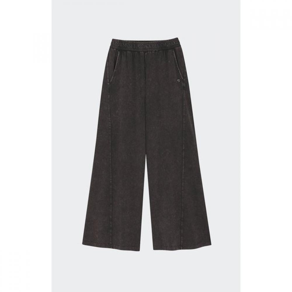 Witt Washed Cut Wide Fit Banding Pants Htwpn6k80t