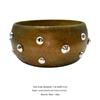 Vintage-Inspired Chinese Wood Grain Bracelet: Elegant, Versatile Hand Jewelry with a Niche Design Flair